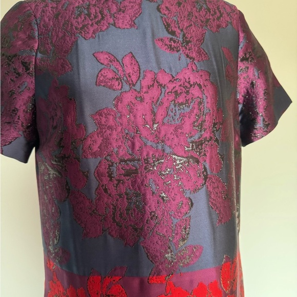 Cynthia Rowley Purple and Red Mini Dress. Ptp 17” - Picture 2 of 7